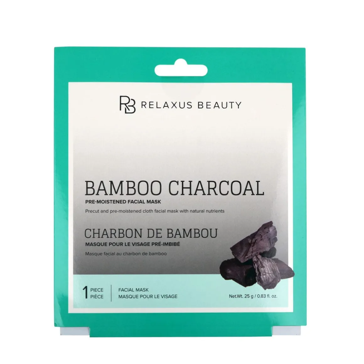 Bamboo Charcoal Facial Mask - Displayer of 12