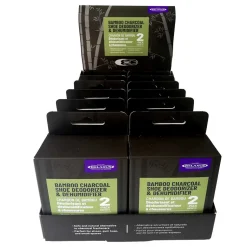 Bamboo Charcoal Shoe Deodorizer Sachets (Set of 2) Displayer Of 12