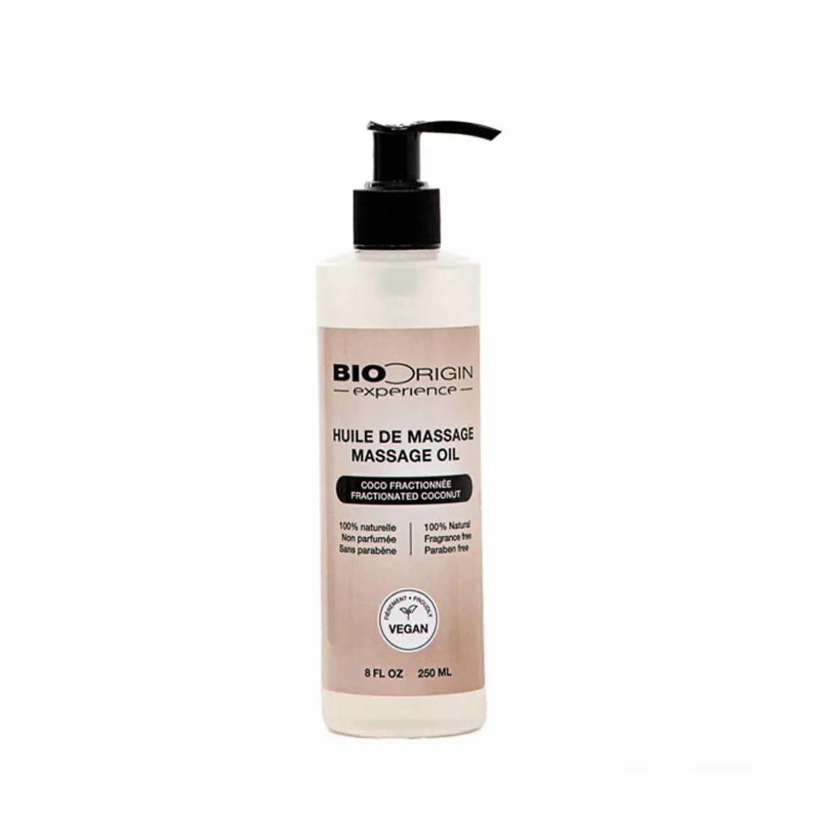 BioOrigin Experience Fractionated Coconut Massage Oil (Vegan)