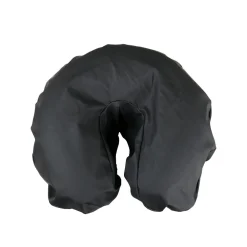 Black Protective Fitted Face Cover with facing