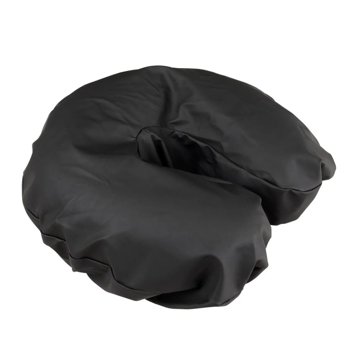 Black Protective Fitted Face Cover with facing