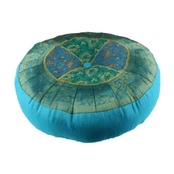 Blue Agra Meditation Cushion