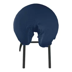 Blue Microfiber Fitted Face Cradle Covers