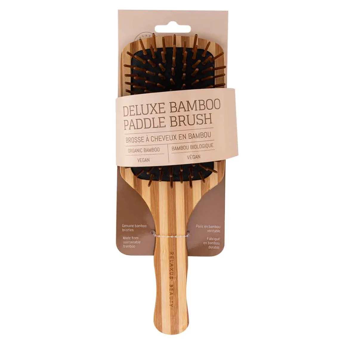 Deluxe Bamboo Paddle Brush