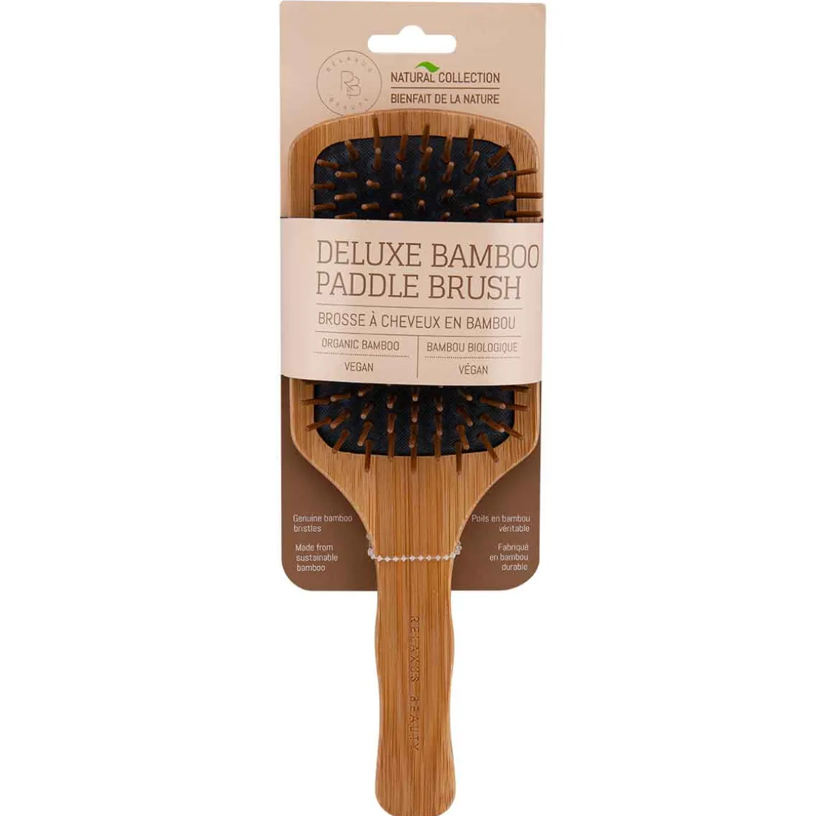 Deluxe Bamboo Paddle Brush