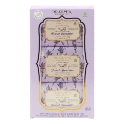 Dolce Vita Triple Milled Luxury Soaps with Shea Butter (3-Pack)
