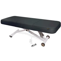 Earthlite ELLORA LXâ„¢ Black Flat Top Multi-Purpose Treatment Table w/Replaceable Mattress