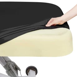 Earthlite ELLORA LX™ Black Manual Tilt Multi-Purpose Treatment Table w/Replaceable Mattress