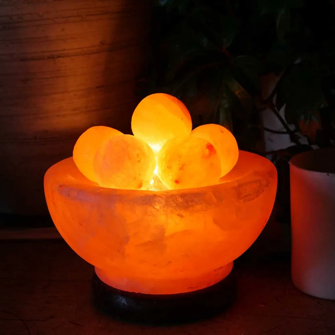 Himalayan Salt Lamp With Massage Balls