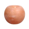 Himalayan Salt Sphere Tea Light Holder (2-Piece Set)