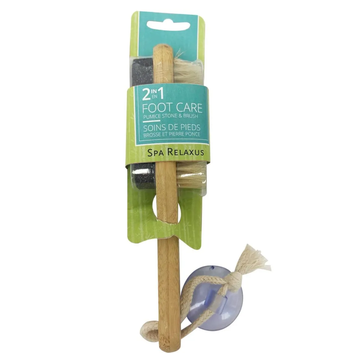 2-in-1 Foot Care Pumice Stone & Brush