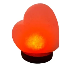 Mini Amber Heart Himalayan Salt Lamp
