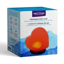 Mini Amber Heart Himalayan Salt Lamp