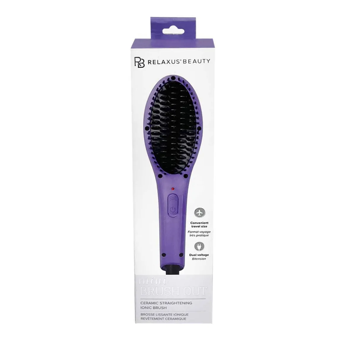 Mini Straightening Ionic Hair Brush