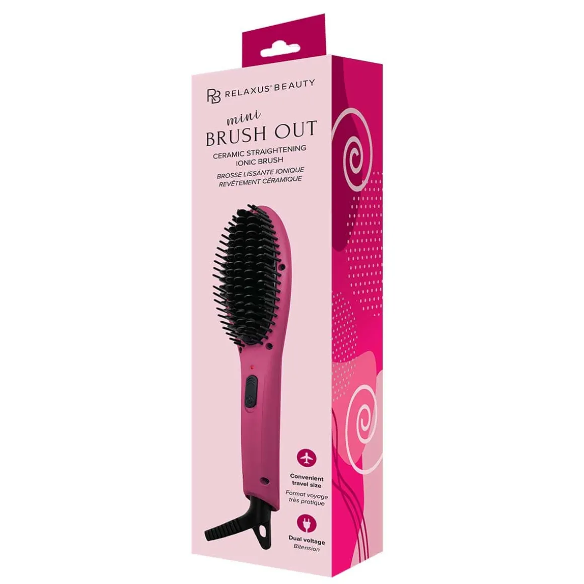 Mini Straightening Ionic Hair Brush