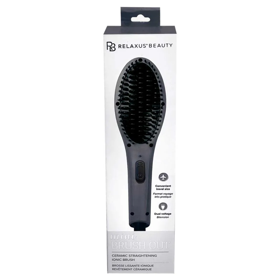 Mini Straightening Ionic Hair Brush