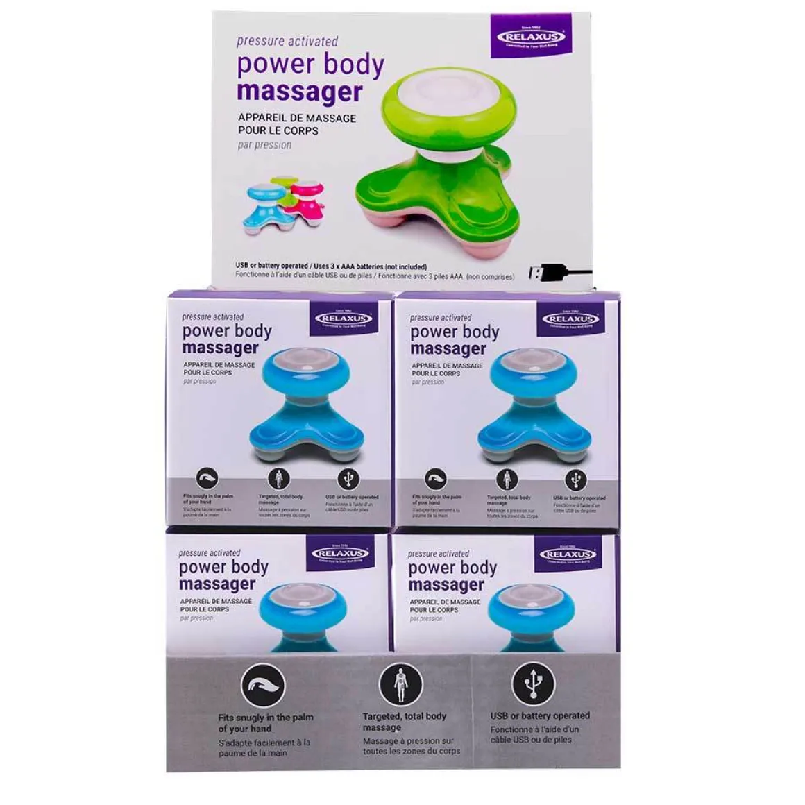 Power Body Handheld Massager With USB Displayer of 12