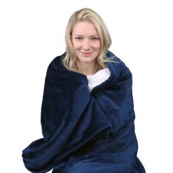 Sherpa Throw Heated Electric Blanket