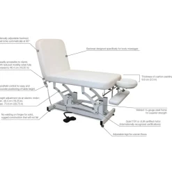 Silhouet-Tone LAGUNA SAND White Electric Table 3-4 weeks for delivery