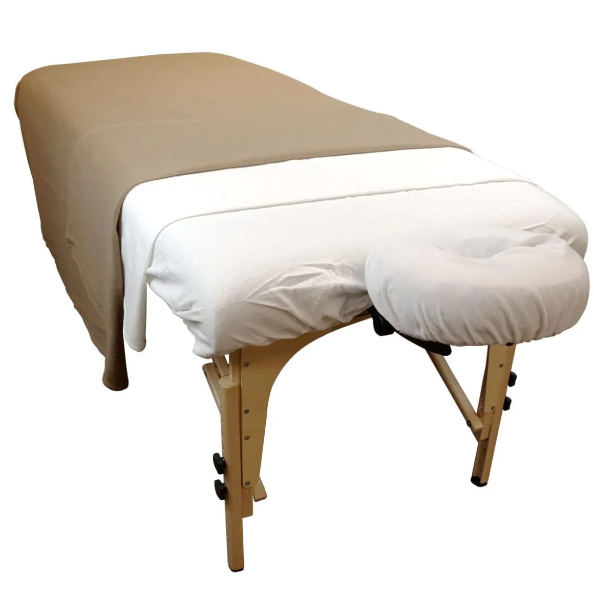 Taupe Massage Table Fleece Blanket 72" x 90"