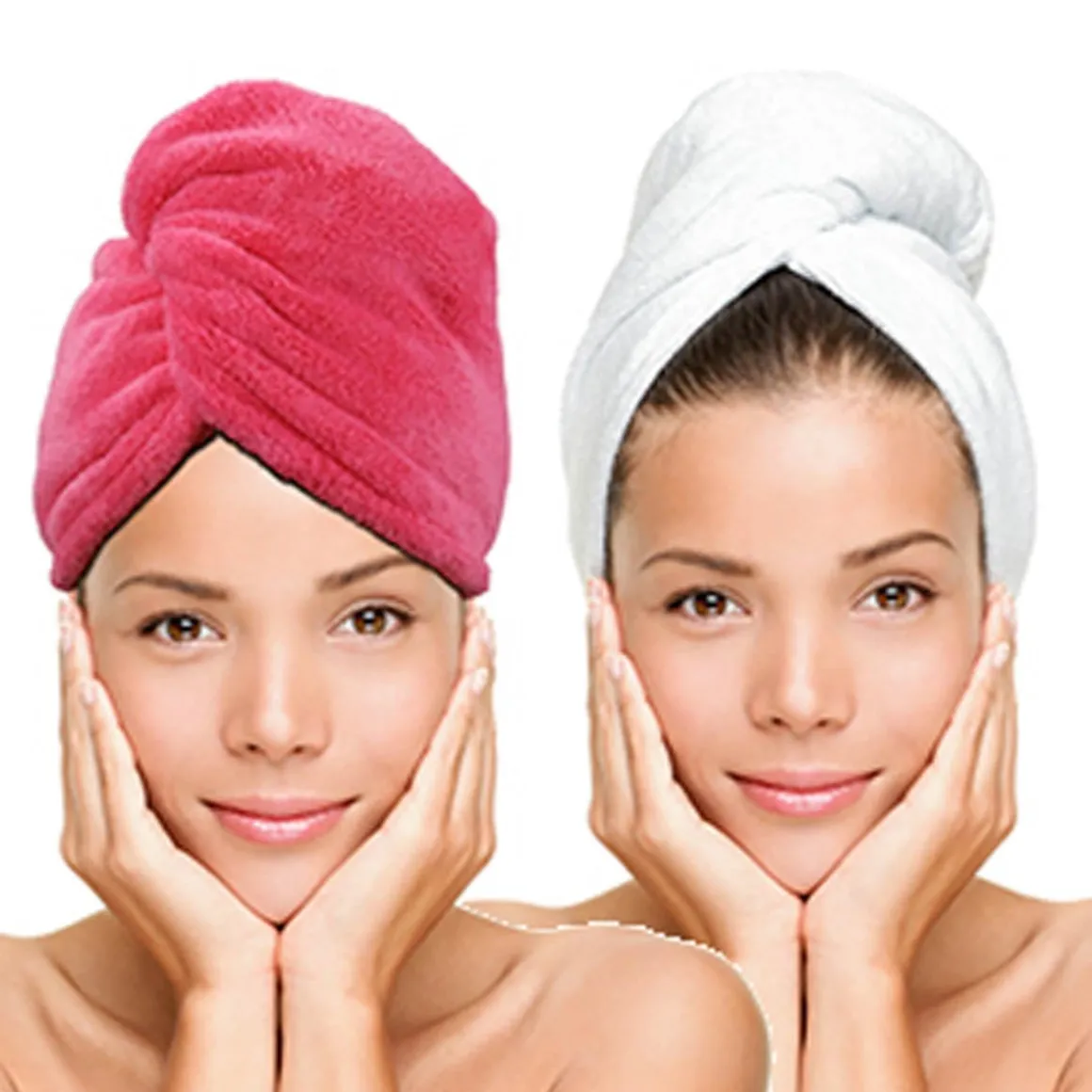Twist & Dry Quick Dry Hair Towel 2-Pack