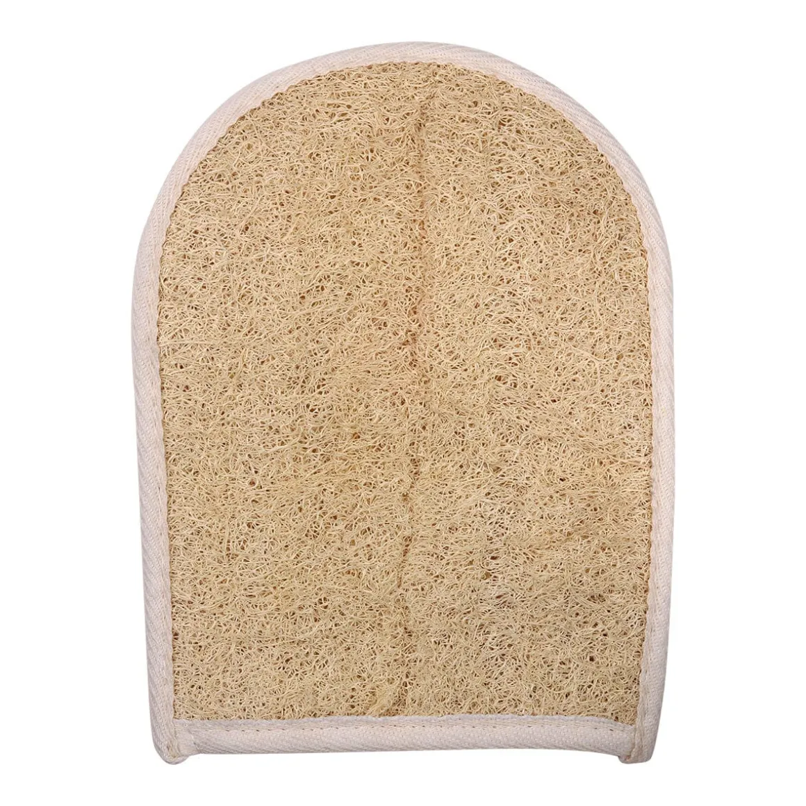 Vegan 2-IN-1 Loofah Bath Mitt with Hanging Loop
