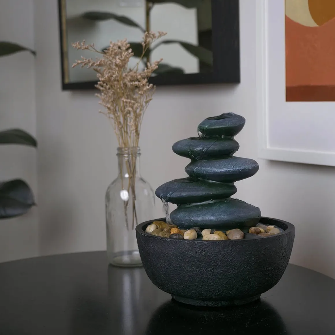 Zen Stones Indoor Water Fountain